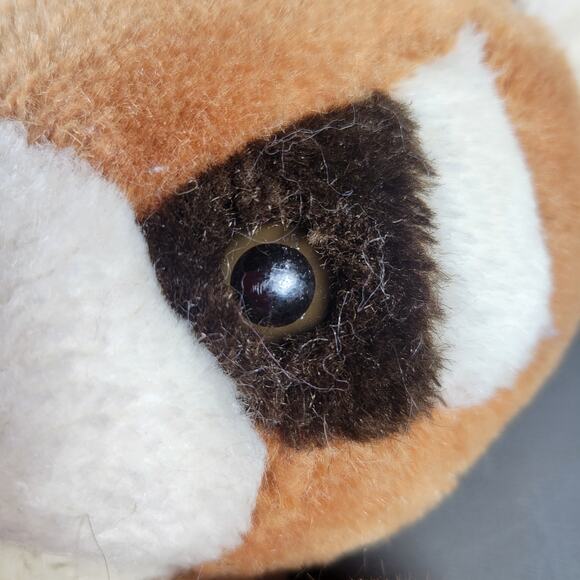 Russ Berrie Rollo Puppet Plush Brown Raccoon Hand Puppet 9" Vintage Toy - Picture 13 of 16
